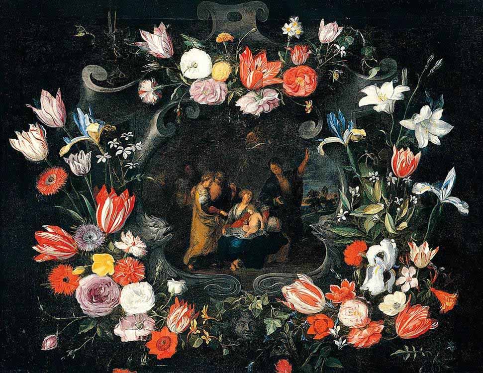 Jan Breughel Still Life of the Holy Kinship